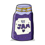 cartoon jar of jam N2