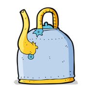old iron kettle cartoon N4
