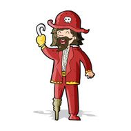 Cartoon Pirate Captain N28