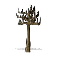 old bare tree cartoon N5