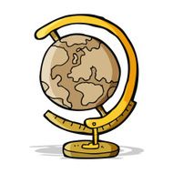 cartoon globe N3