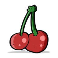 cartoon cherries N12
