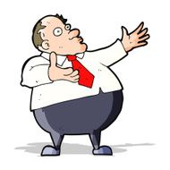 cartoon exasperated middle aged man N4