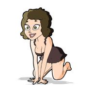 cartoon funny sexy woman N4