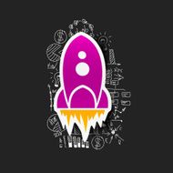 Drawing business formulas rocket