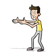 cartoon man desperately explaining N3