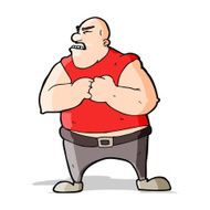 cartoon violent man N8