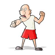 cartoon violent man N9