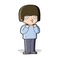 cartoon surprised man N53