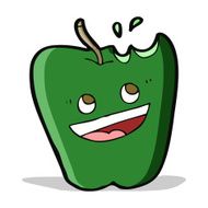 happy apple cartoon N5