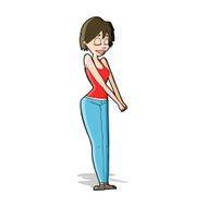 cartoon content woman N4