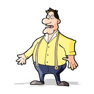 cartoon shocked man N54