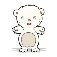 frightened polar bear cartoon N2