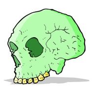 cartoon spooky skull N64