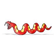 cartoon poisonous snake N18