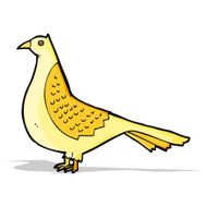 Cartoon Bird N179