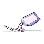 cartoon luggage tag N16