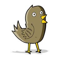 cartoon tweeting bird N11