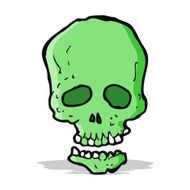 Cartoon Skull N49