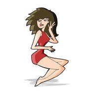 cartoon sexy woman N7