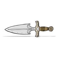 Cartoon Dagger N14