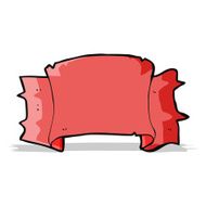 cartoon heraldry scroll banner N2