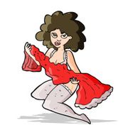 cartoon woman changing N4
