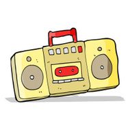cartoon radio cassette player N6
