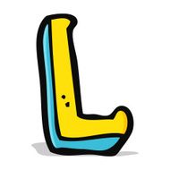 cartoon letter l N9