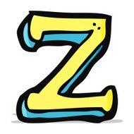 cartoon letter z N8