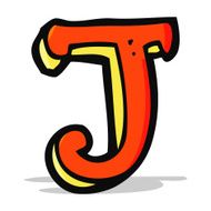 cartoon letter j N7