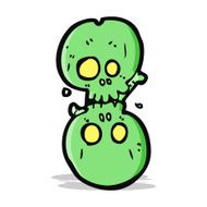 cartoon halloween bone number N38