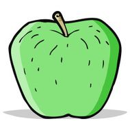 Cartoon Apple N77