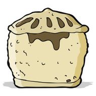Cartoon Meat Pie N12