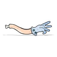 cartoon spooky victorian arm reaching N4