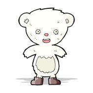 Cartoon Polar Bear Cub N17