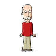 cartoon dad shrugging shoulders N4