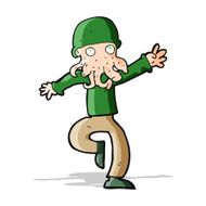 cartoon alien monster man N7