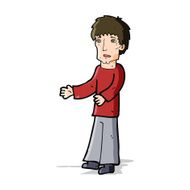 cartoon man explaining N14