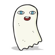 funny cartoon ghost N30