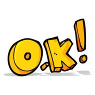 cartoon ok symbol N12