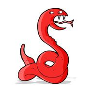 cartoon hissing snake N21