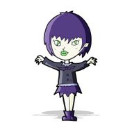 Cartoon Vampire Girl N85