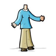 cartoon female body (add photos or mix and match cartoons) N80