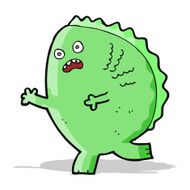 Cartoon monster N83