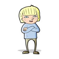 cartoon happy person N12