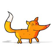 Cartoon little fox N13