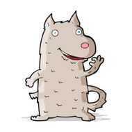 cartoon happy dog N31