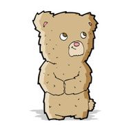 cartoon teddy bear N132