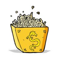 cartoon noodle box N12